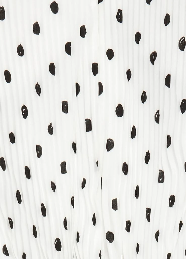 Balenciaga Hand drawn polka dot pleated dress 4