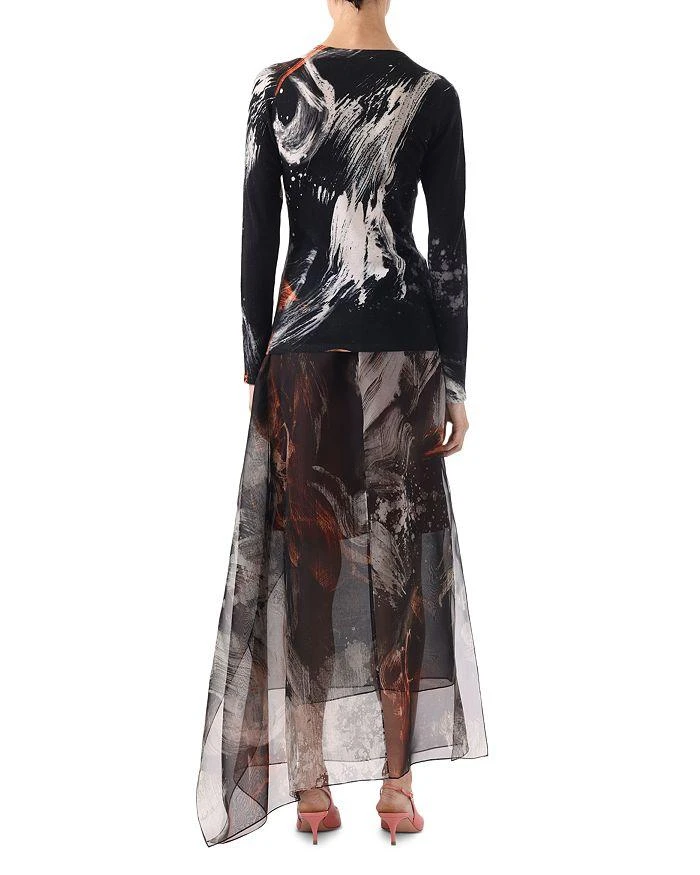 Jason Wu Brushstroke Crewneck Sweater 3