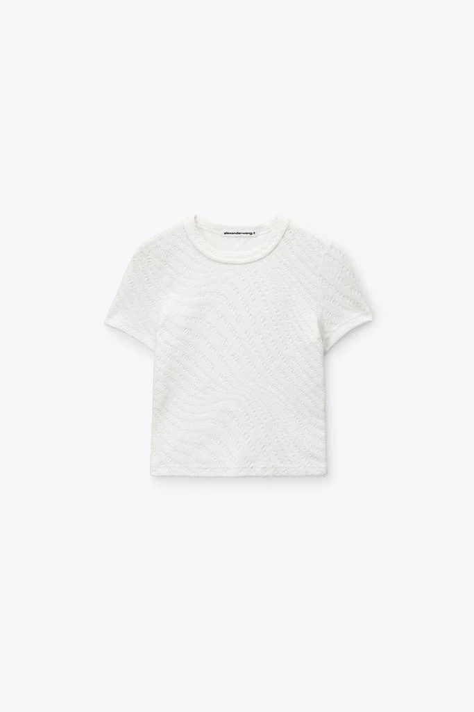 Alexander Wang logo jacquard short sleeve baby tee 2