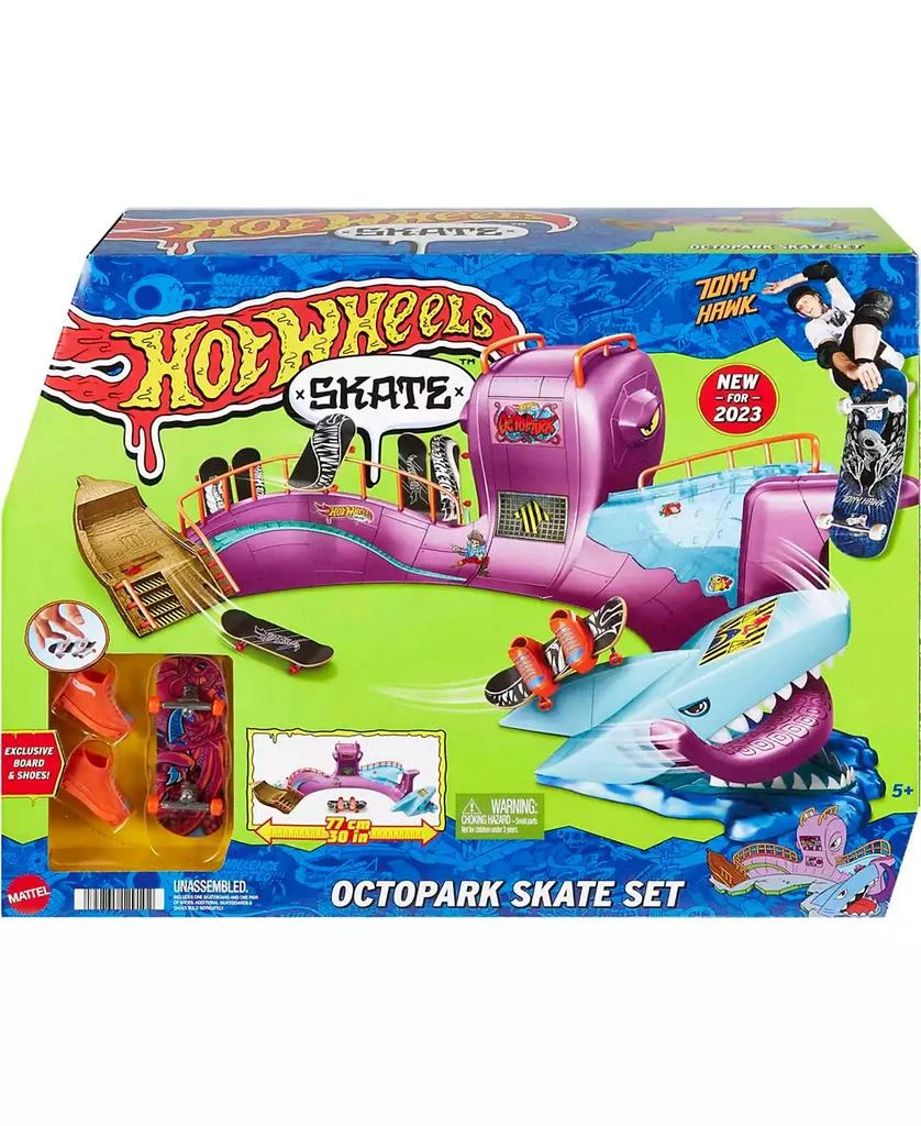 Hot Wheels Skate Octopark Playset, with Exclusive Fingerboard and Skate Shoes 2