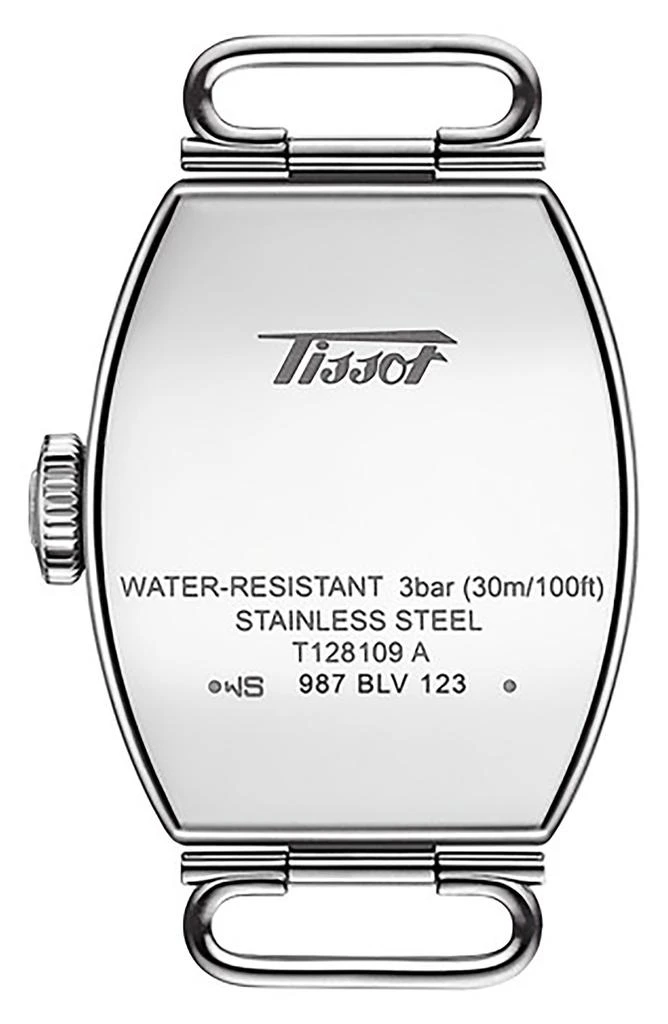 Tissot Heritage Tonneau Leather Strap Watch, 22mm 3