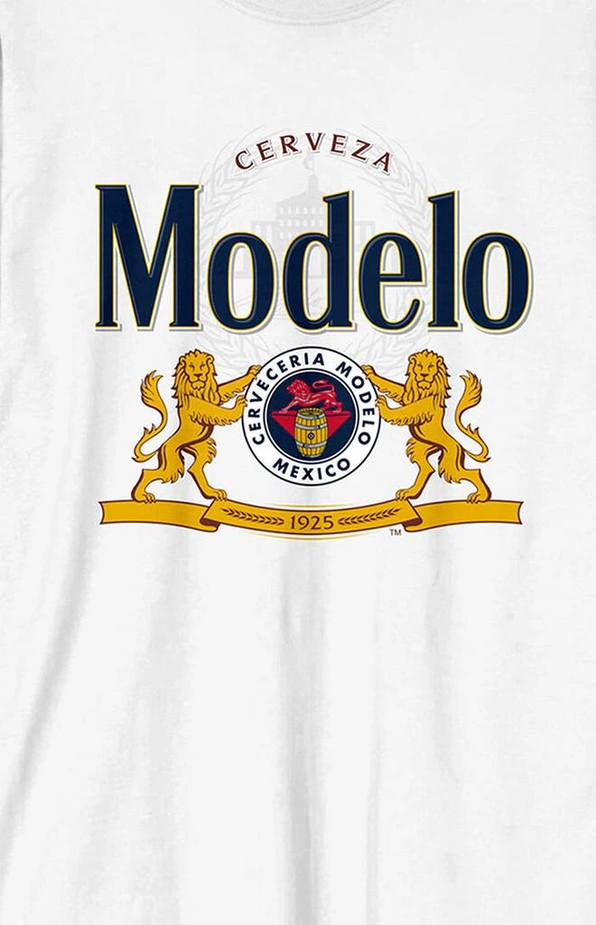 null Modelo Beer Logo Long Sleeve T-Shirt 2