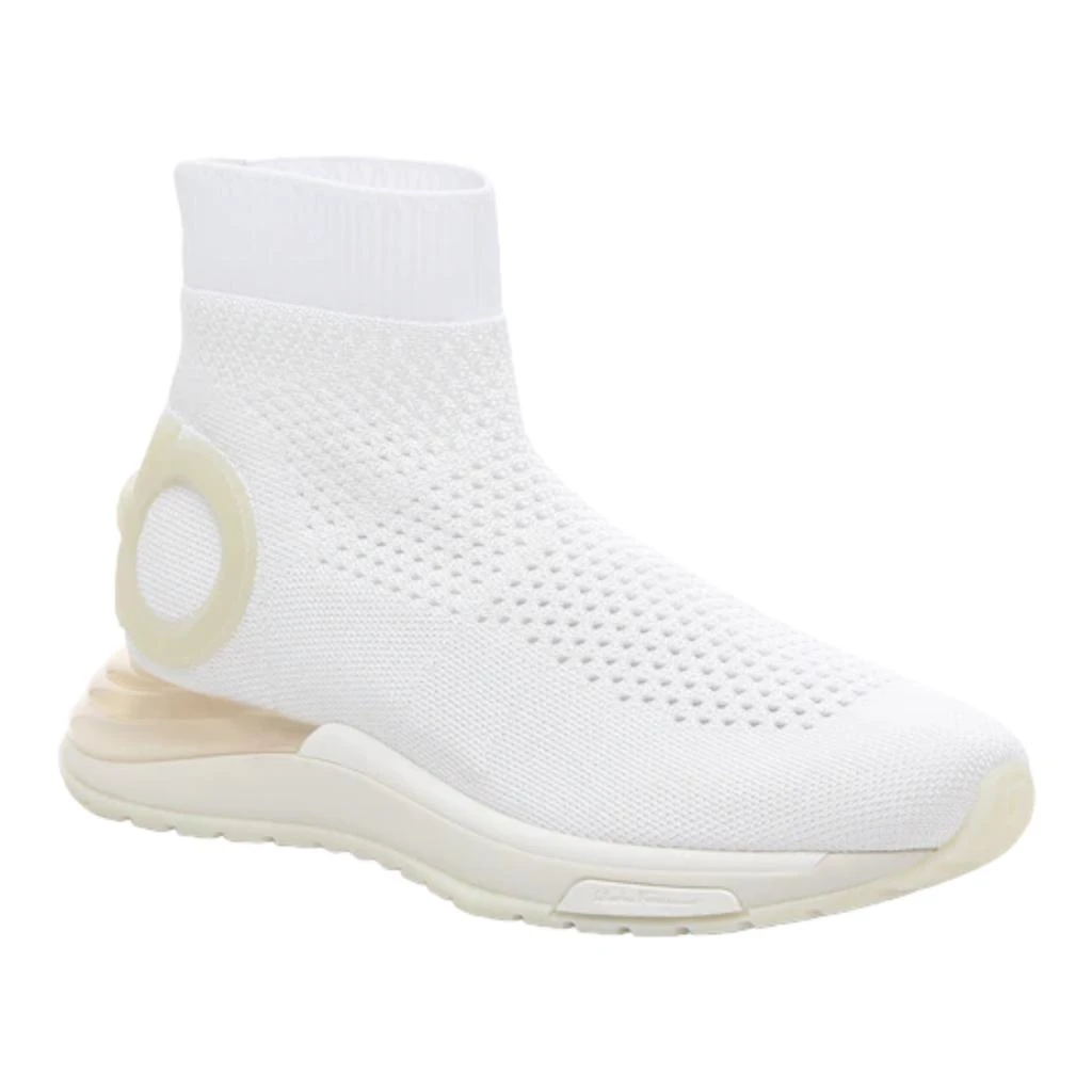 Salvatore Ferragamo SALVATORE FERRAGAMO Gardena Women's 726203 White Sock Sneaker 1