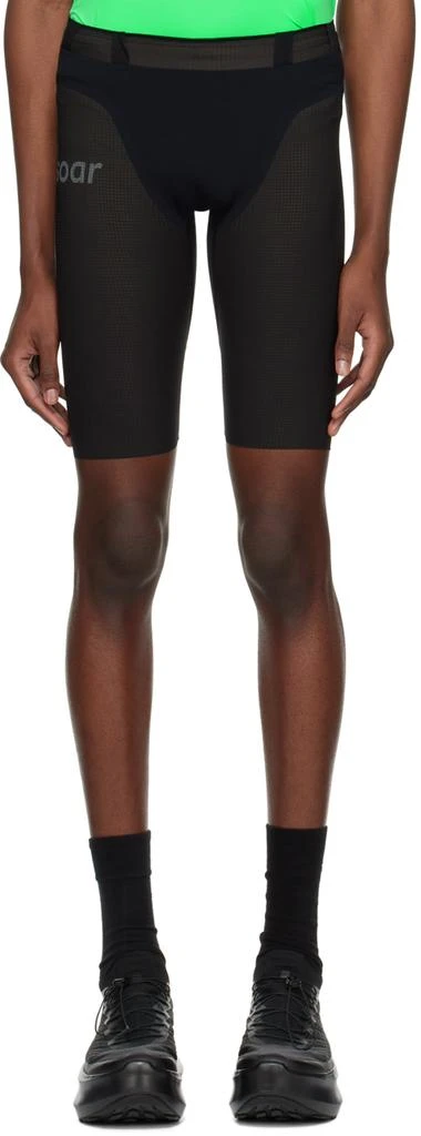 Soar Running Black Marathon Speed Shorts 1