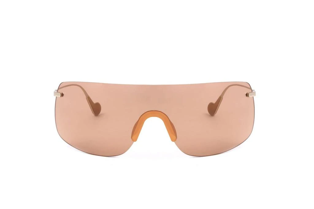Moncler Eyewear Electra Shield Frame Rimless Sunglasses – On  display picture 1