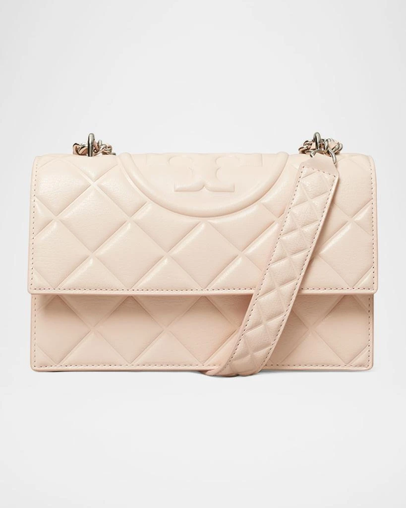 Tory Burch Fleming Small Convertible Leather Shoulder Bag 1