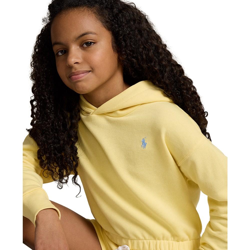Polo Ralph Lauren Big Girls Terry Boxy Long Sleeve Hoodie