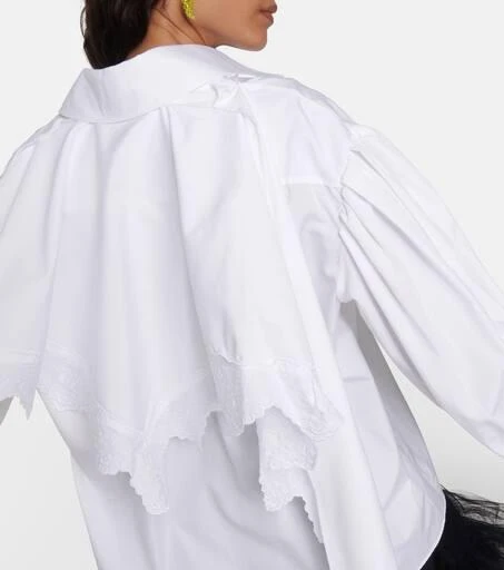 Simone Rocha Embroidered cotton shirt 6