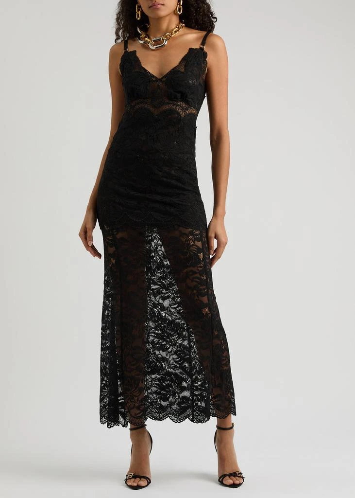 RABANNE Layered lace maxi dress 4