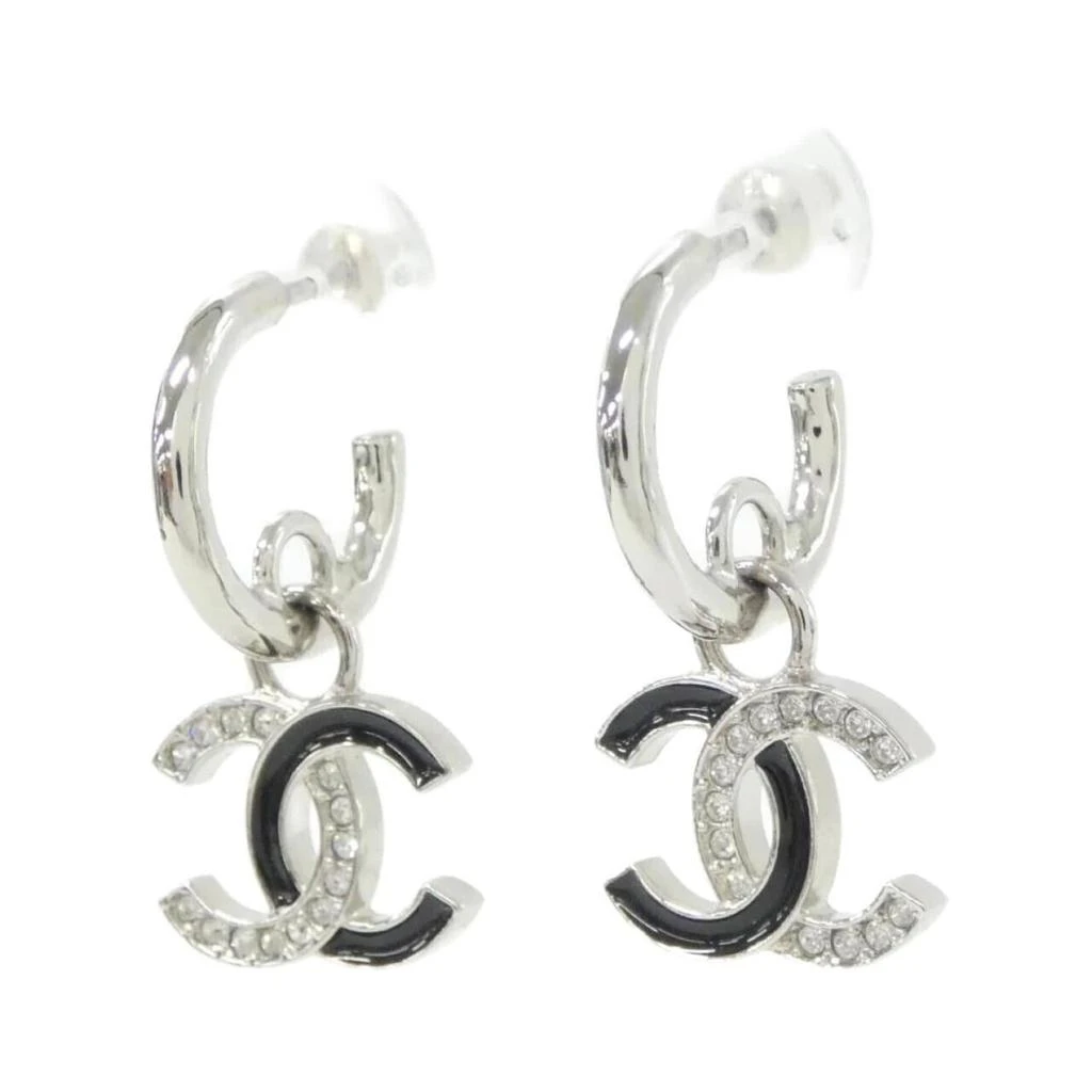 Chanel Clear Hoop Earrings (Pre-Owned) 2