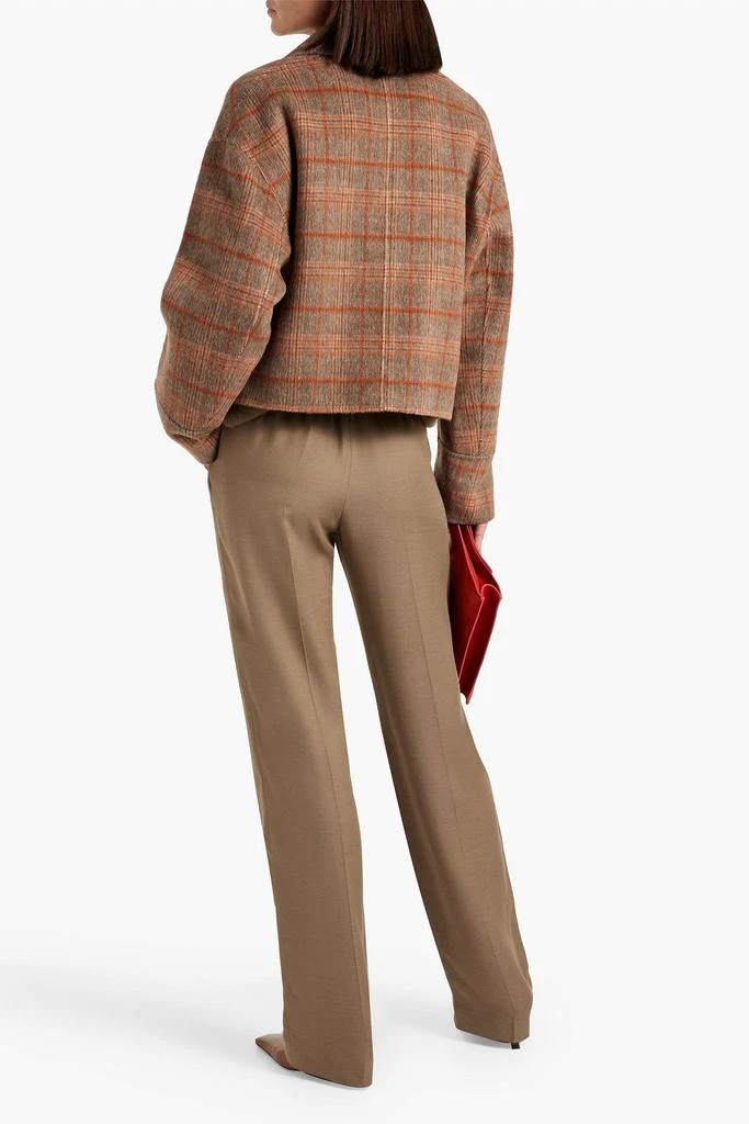 Joseph Gerrard checked wool-blend felt jacket 3