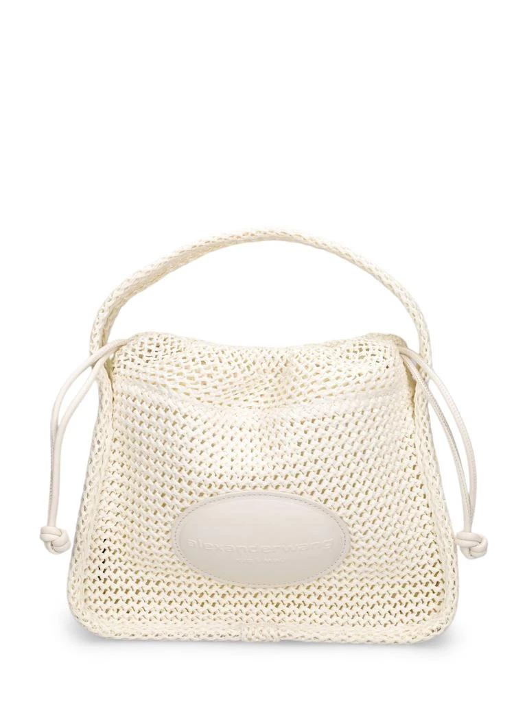 ALEXANDER WANG Small Ryan Raffia Effect Top Handle Bag 1