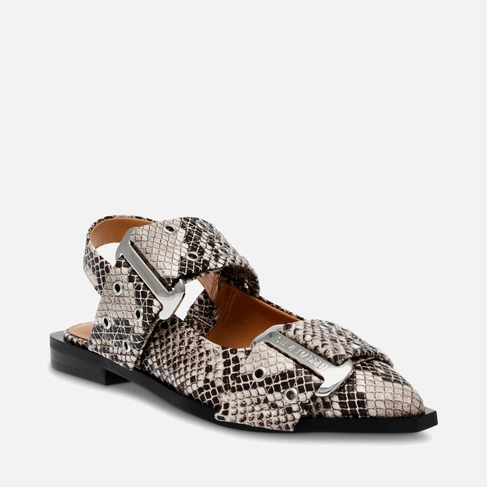 Steve Madden STEVE MADDEN WOMEN'S GRAND AVE FAUX LEATHER FLATS 2