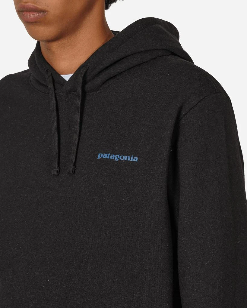 Patagonia Boardshort Logo Uprisal Hooded Sweatshirt Black 5