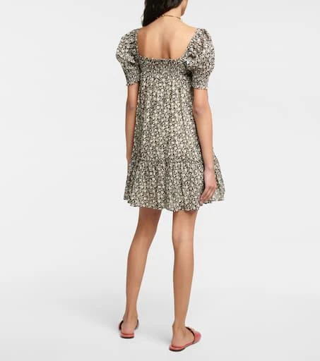 Tory Burch Floral smocked minidress 3