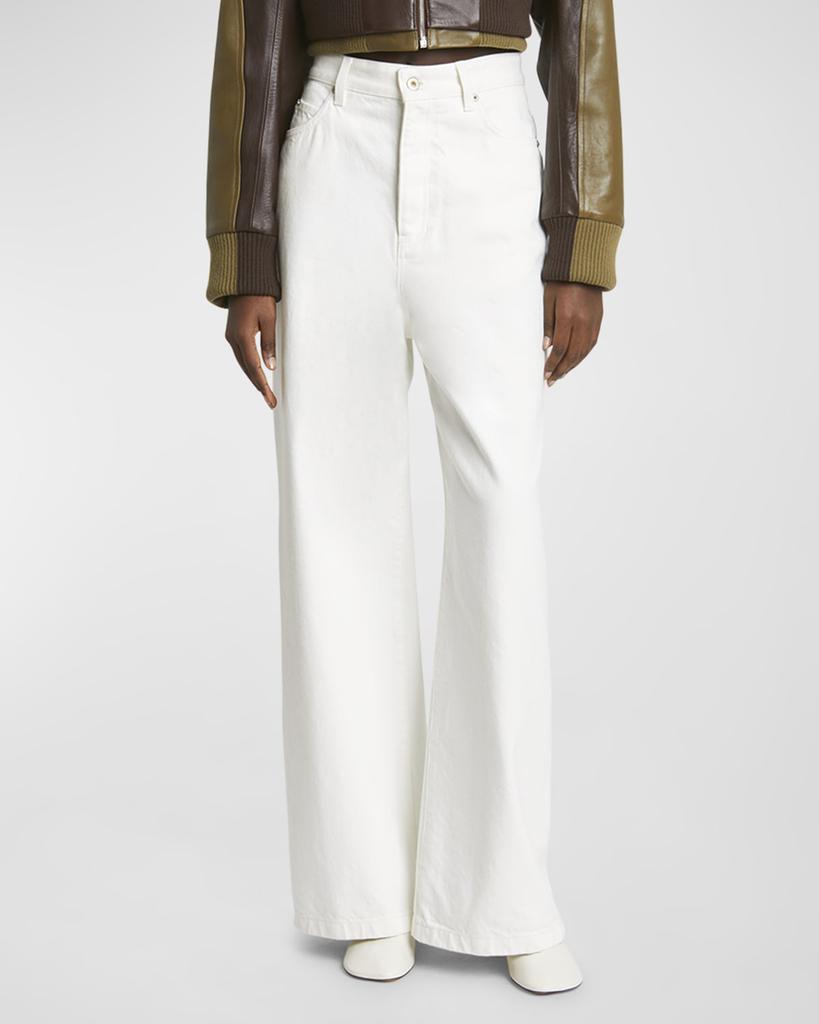 Loewe High-Waisted Straight-Leg Denim Pants
