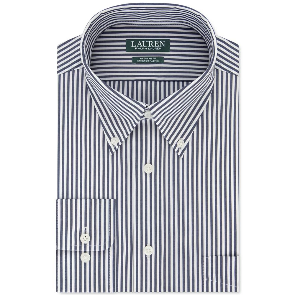 Ralph Lauren Men's Regular-Fit Ultraflex Stripe Dress Shirt 1