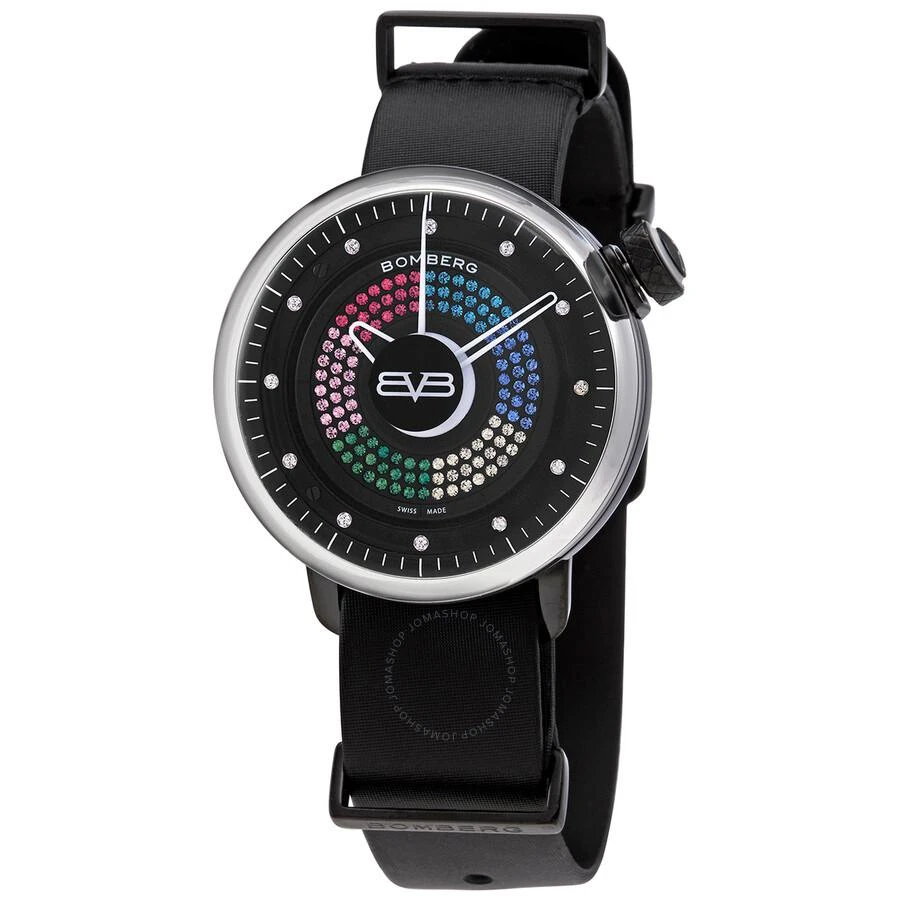 Bomberg BB-01 Quartz Crystal Black Dial Ladies Watch CT38H3PBA.11-1.9 1