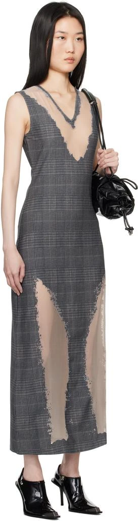 Diesel Beige & Gray D-Myliane Midi Dress 2