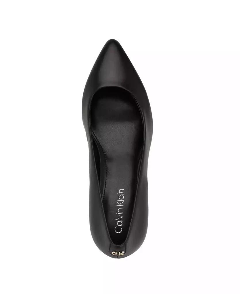 Calvin Klein Women's Lenott Pointy Toe Block Heel Pumps 4