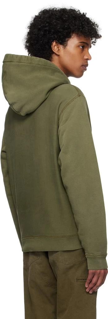 RRL Khaki Garment-Dyed Hoodie 3