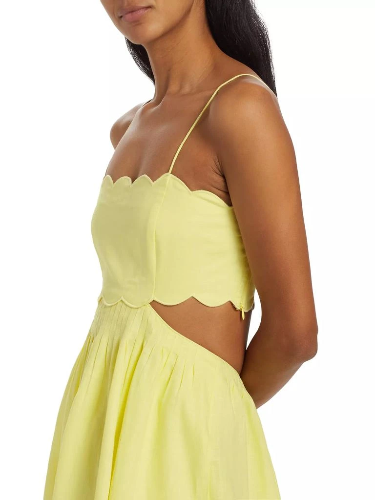 Zimmermann Halliday Scallop Midi-Dress 6