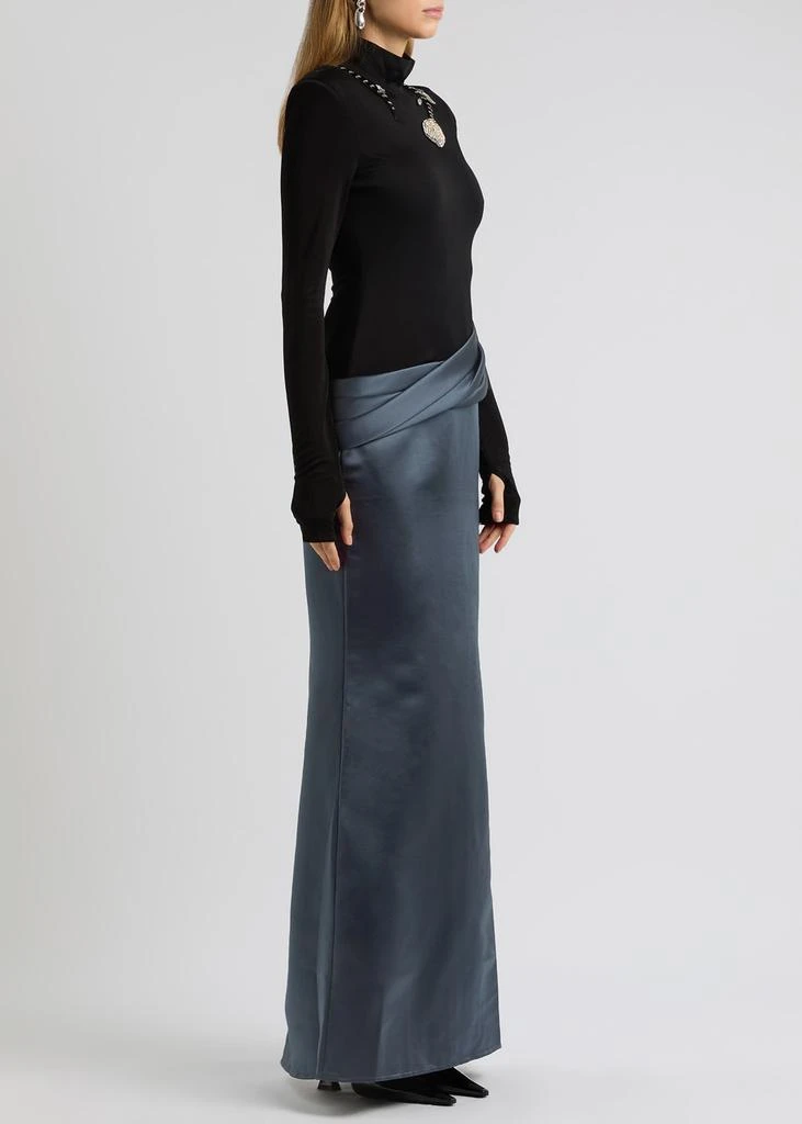Nafsika Skourti The Eden Trophy embellished satin and jersey gown 2