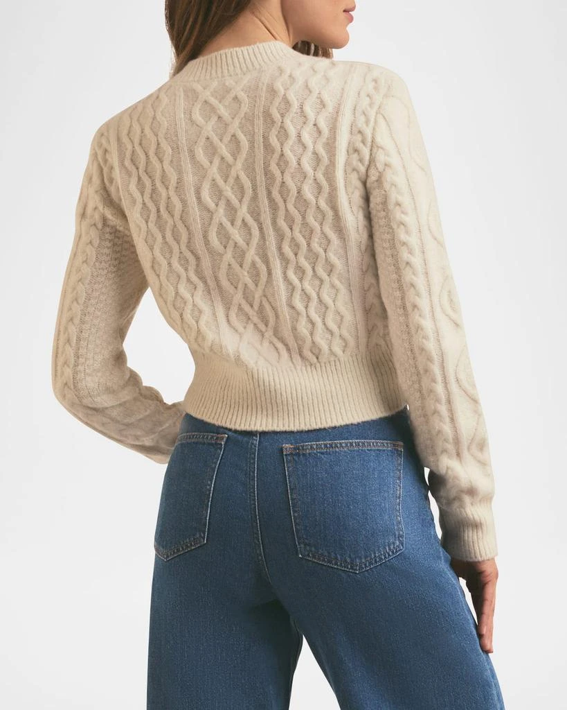 Favorite Daughter The Eleanor Cable-Knit Cardigan 4