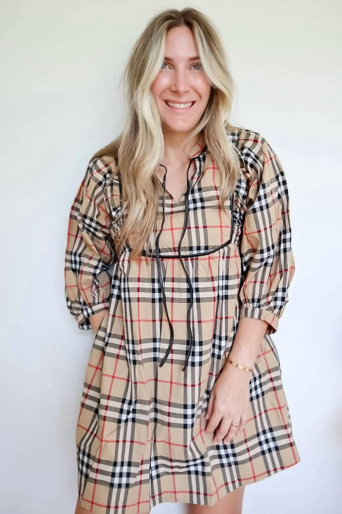 Shop Jodifl - Meredith Plaid Babydoll Dress on Sale at BeyondStyle  Get  39% Off Jodifl - Meredith Plaid Babydoll Dress with Limited-Time Flash  Deals, Exclusive Discounts, and Special Offers. Enjoy Unbeatable