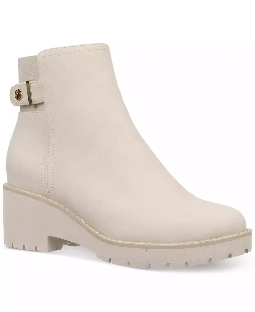 Giani Bernini Women's Vedaa Memory Foam Wedge Booties, Created for Macy's 1