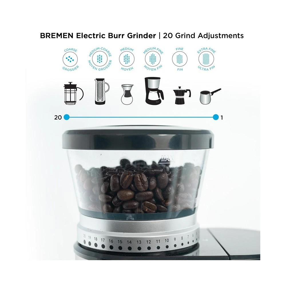 GROSCHE BREMEN Burr Electric Coffee Grinder 2