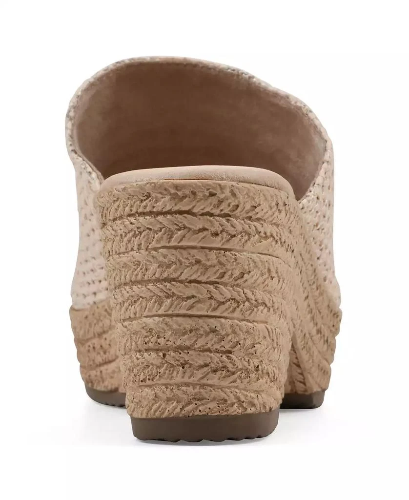 White Mountain Women's Biando Wedge Slip-On Sandals 3