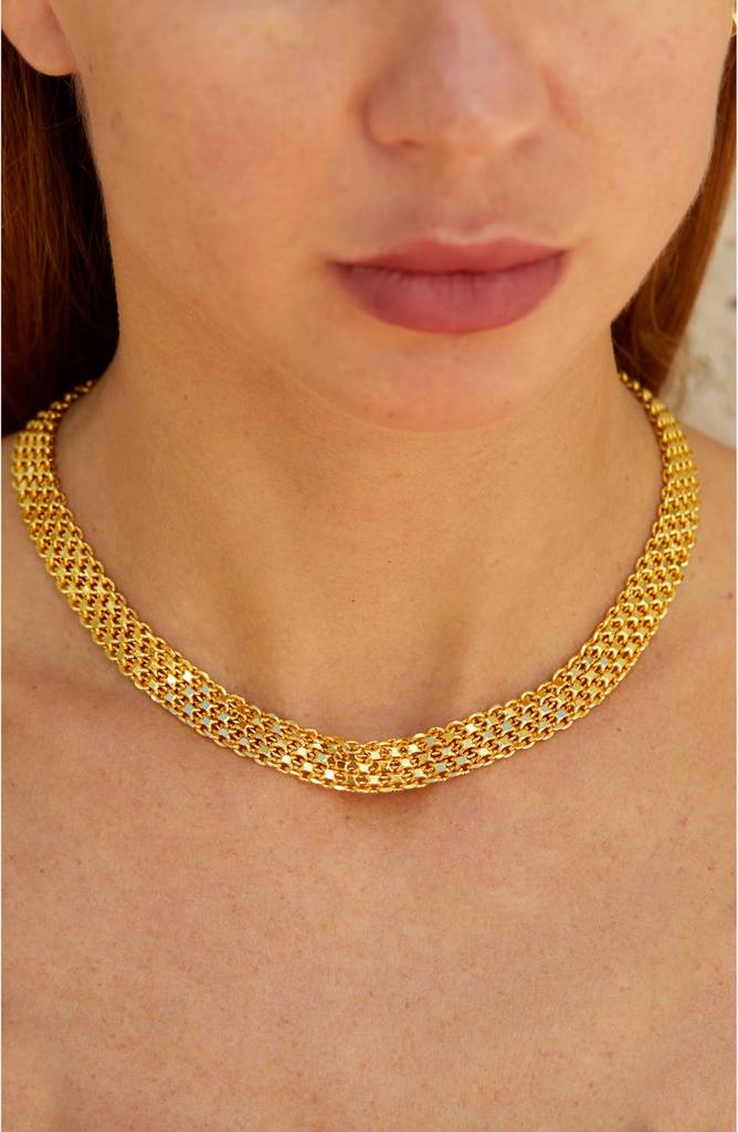 Savvy Cie Jewels Mesh Necklace