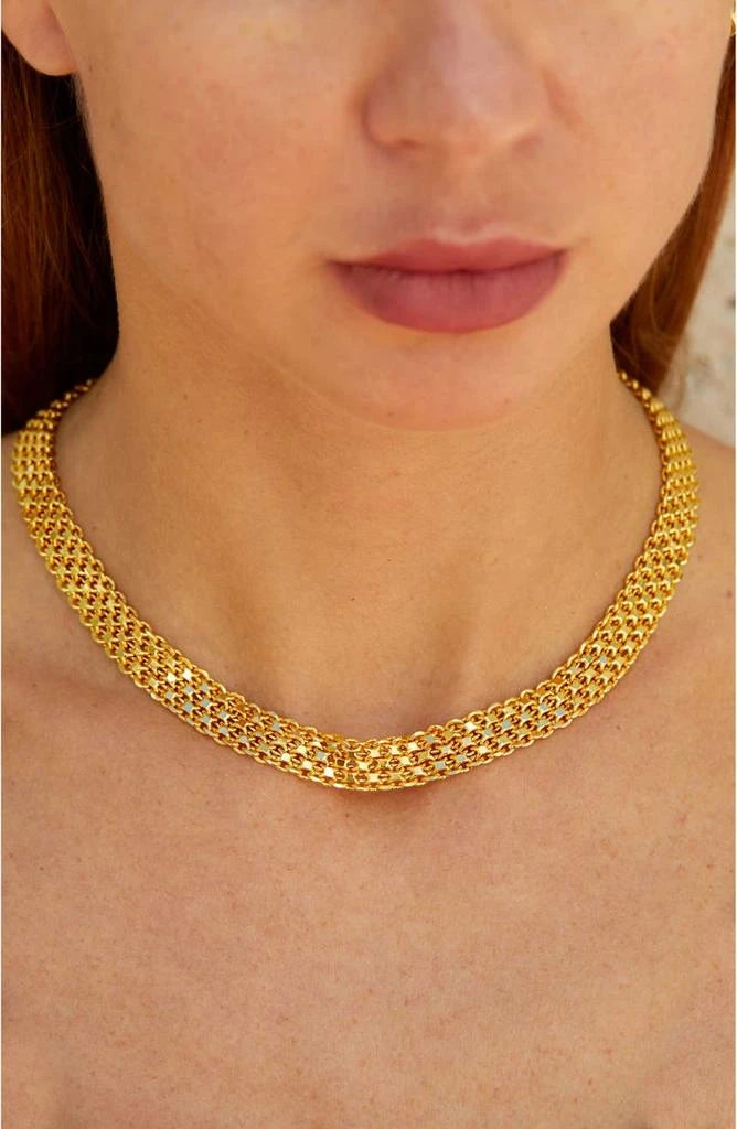 SAVVY CIE JEWELS Mesh Necklace 2