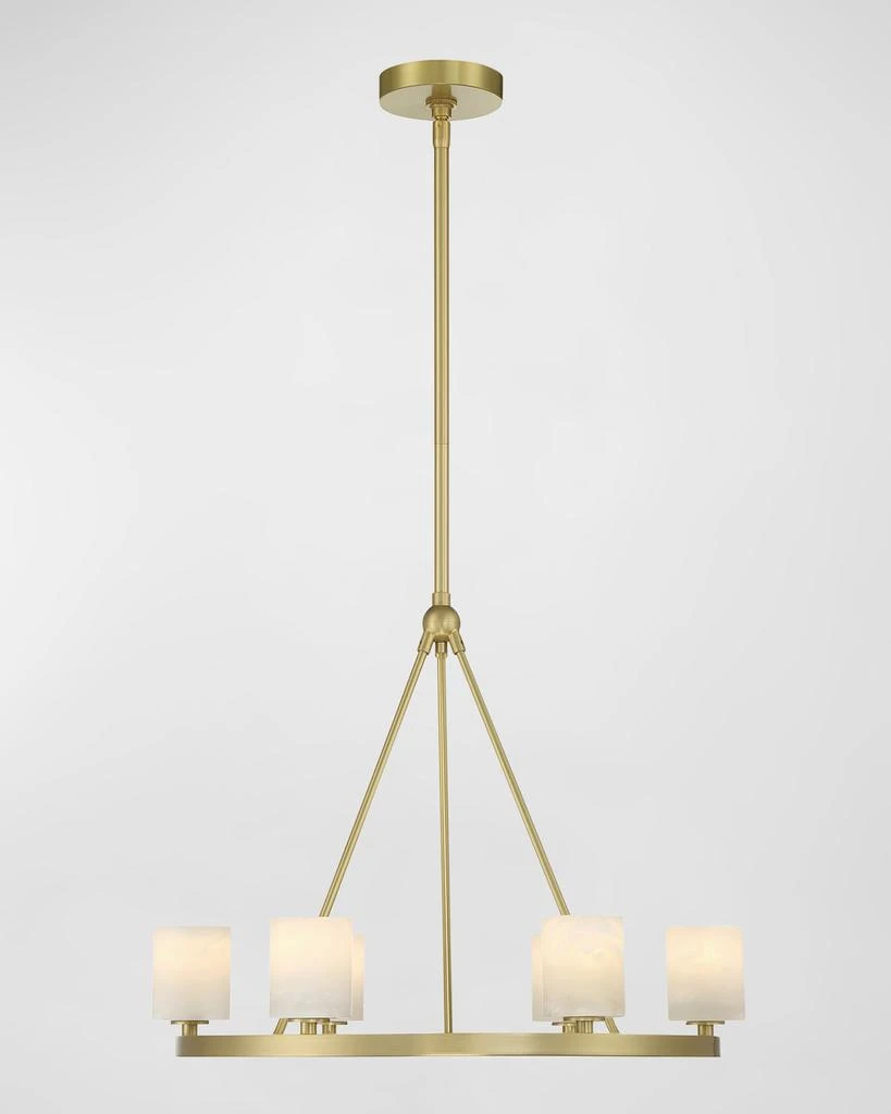 Crystorama Aragon 23" Round 6-Light Chandelier 3