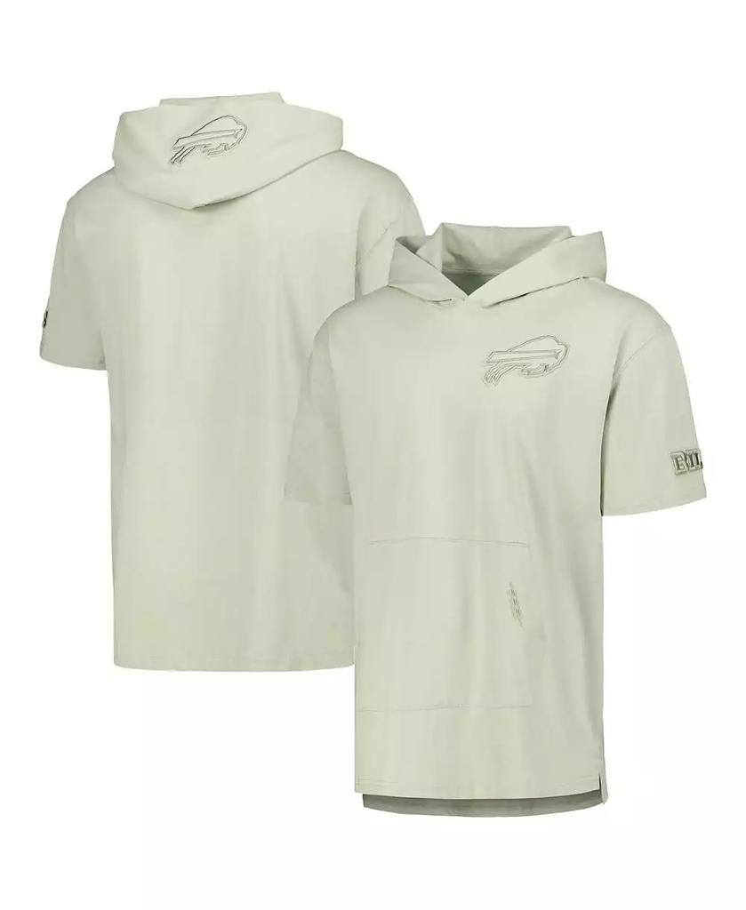 Pro Standard Men's Light Green Buffalo Bills Neutrals Short Sleeve Pullover Hoodie