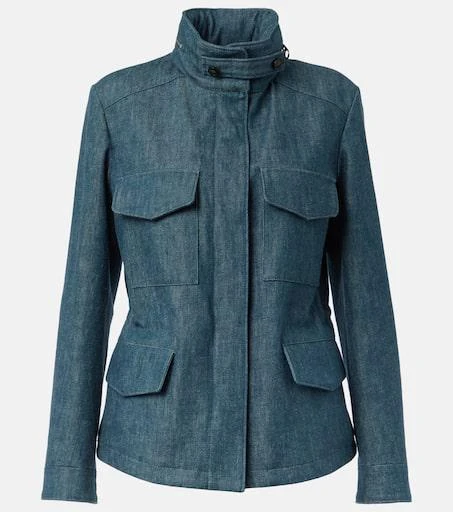 Loro Piana Traveller Mini denim field jacket 1
