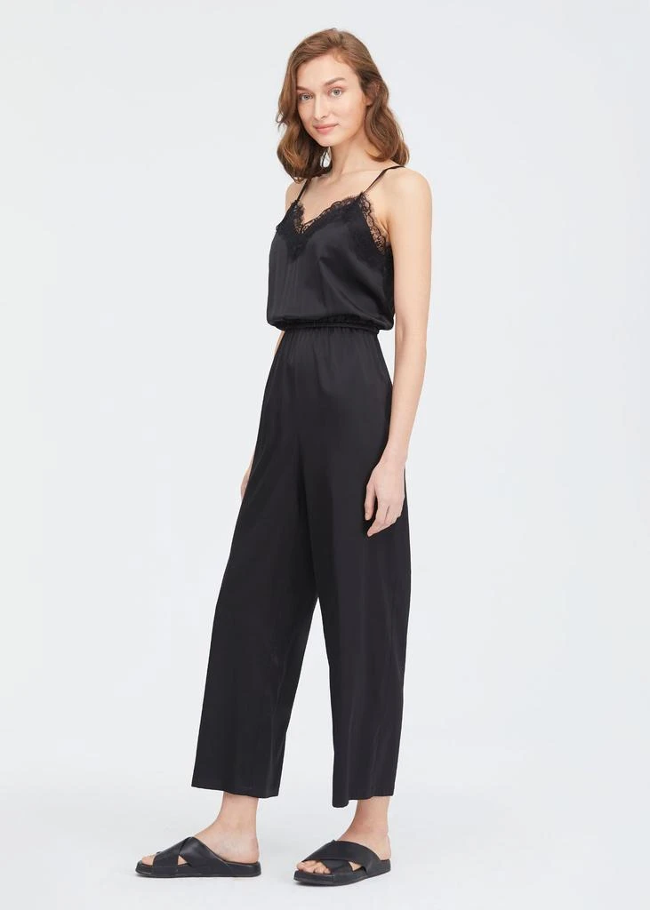 LILYSILK Lace Trimmed Silk Jumpsuit 5