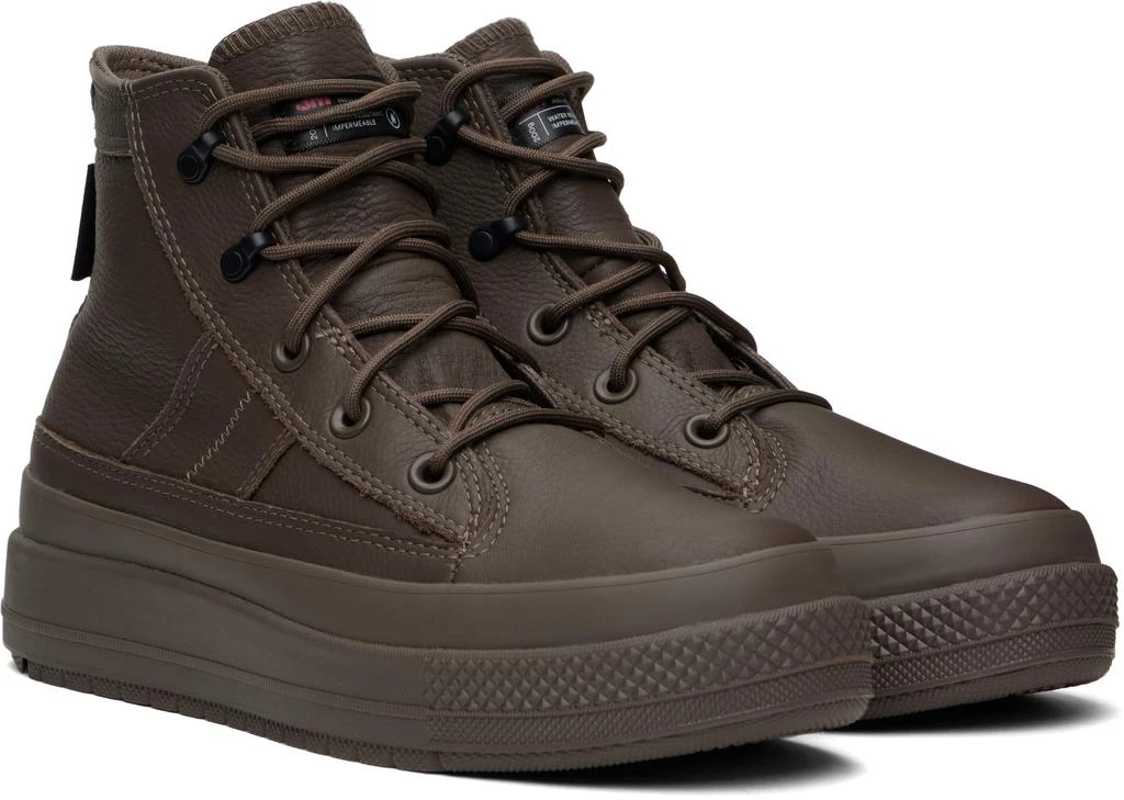 Converse Brown Chuck Taylor All Star Equip Waterproof High Top Sneakers 4