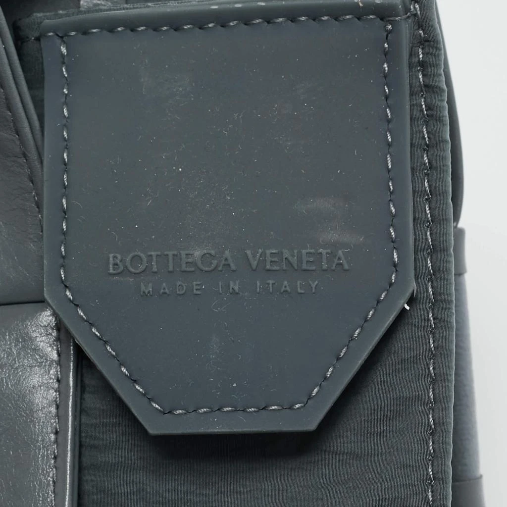 Bottega Veneta Bottega Veneta Grey Intrecciato Leather Mini Candy Cassette Crossbody Bag 8