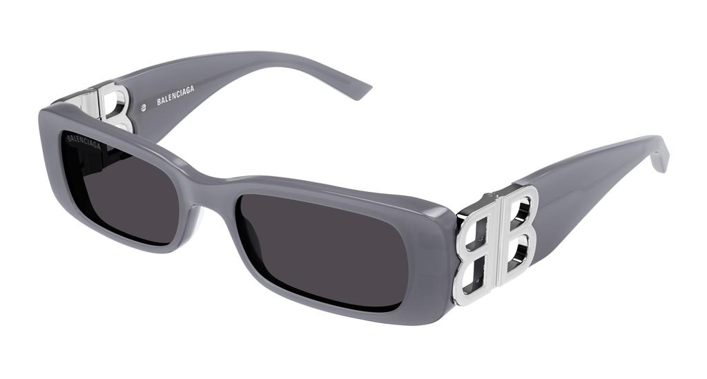 Balenciaga Grey Rectangular Ladies Sunglasses BB0096S 014 51