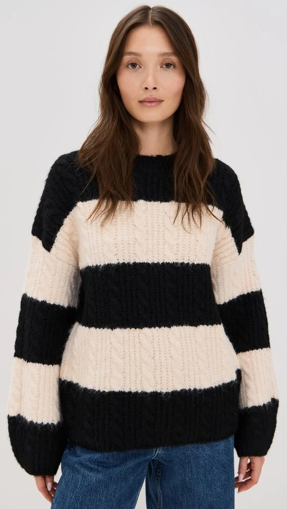 endless rose Striped Chunky Sweater 6