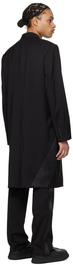 Helmut Lang Black Tuxedo Car Coat 3