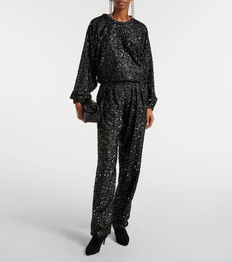 Isabel Marant Aras sequined wide-leg pants 2