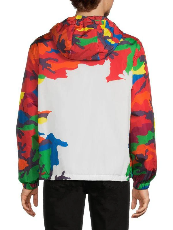 Valentino Camo Logo Hooded Jacket 2