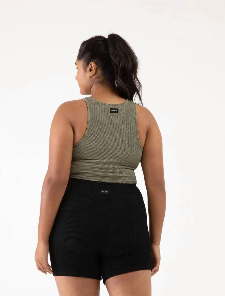 Bloch Bloch - Crinkle Washed Racerback Crop Tank Top 3