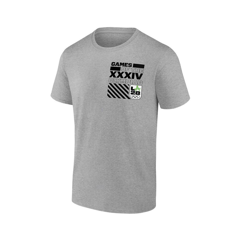 Fanatics Men's Heather Gray LA28 Summer Olympics Games of the XXXIV Olympiad T-Shirt