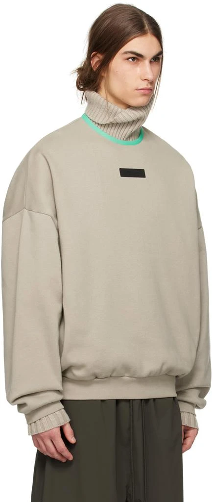 Fear of God ESSENTIALS Gray Crewneck Sweatshirt 2