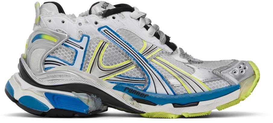 Balenciaga White Runner Sneakers 1