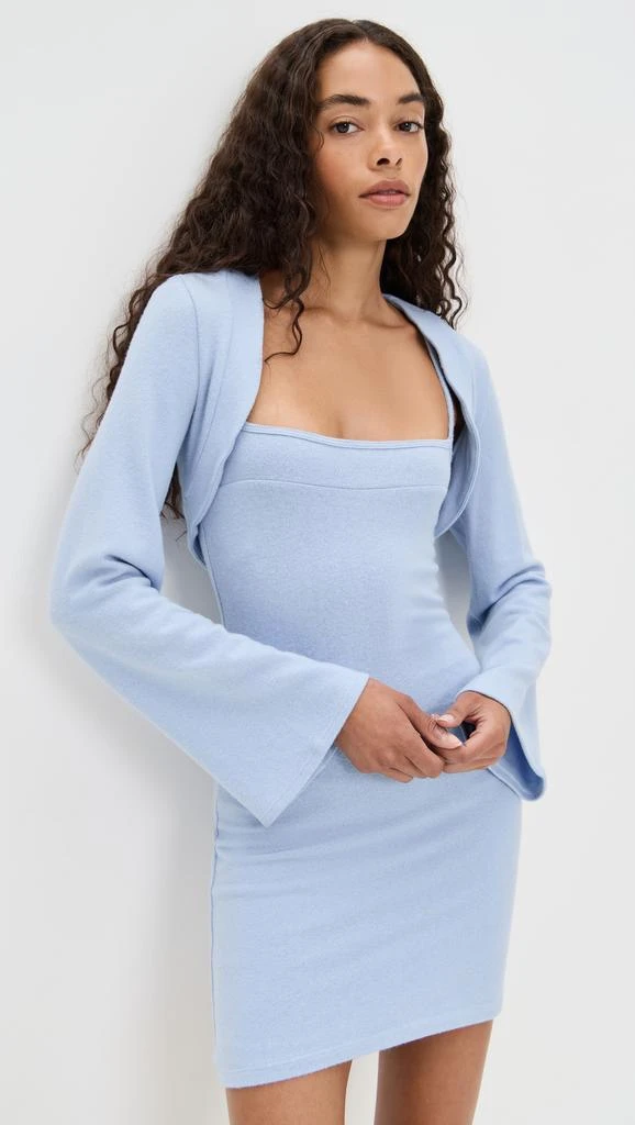 Reformation Chloe Knit Shrug Dress Set 1